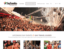 Tablet Screenshot of gaytravel4u.com